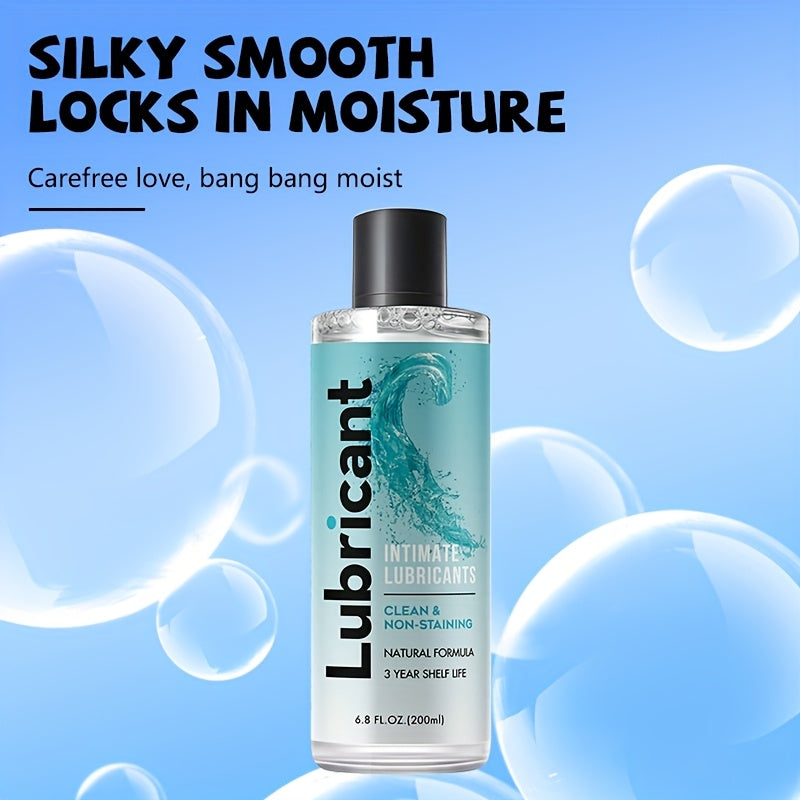 6.8 Ounces Of Hypoallergenic Water-based Lubricant