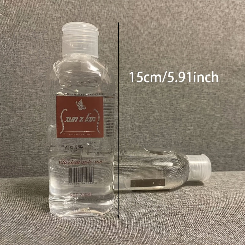 1 bouteille de lubrifiant à base d'eau, longue durée, non collant, sûr pour les jouets, sans électricité, idéal pour les hommes, les femmes et les couples, gel lubrifiant pour jouets, grande contenance, doux