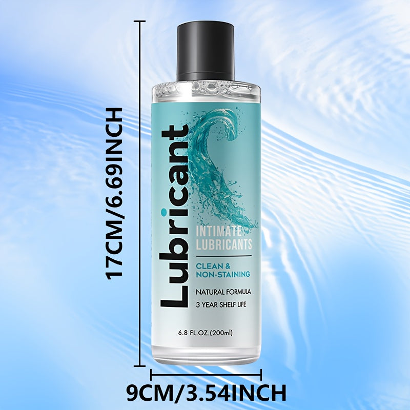 6.8 Ounces Of Hypoallergenic Water-based Lubricant