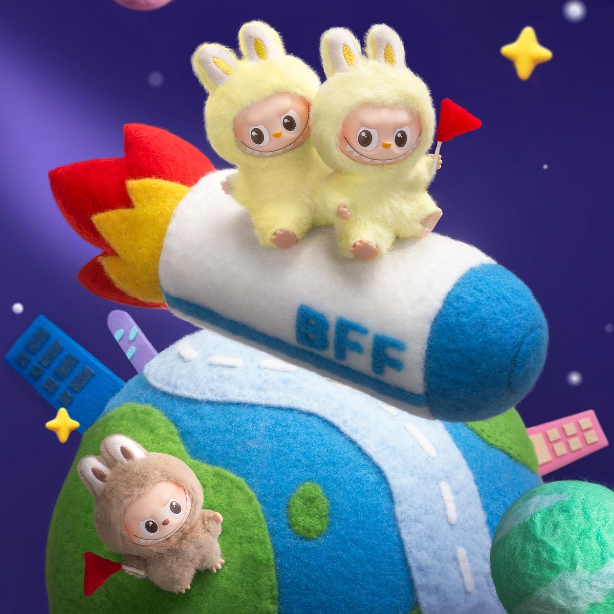 Labubu LES MONSTRES (N–Z, Boîte Unique) Série Amour Pendentif en Peluche Vinyle Boîte Mystère