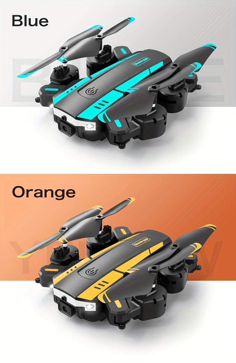 Drone aérien T6 avec caméra double HD, décollage et atterrissage en une touche, évitement d'obstacles intelligent à 540°, reconnaissance gestuelle, maintien de position intelligent, quadcoptère pliable