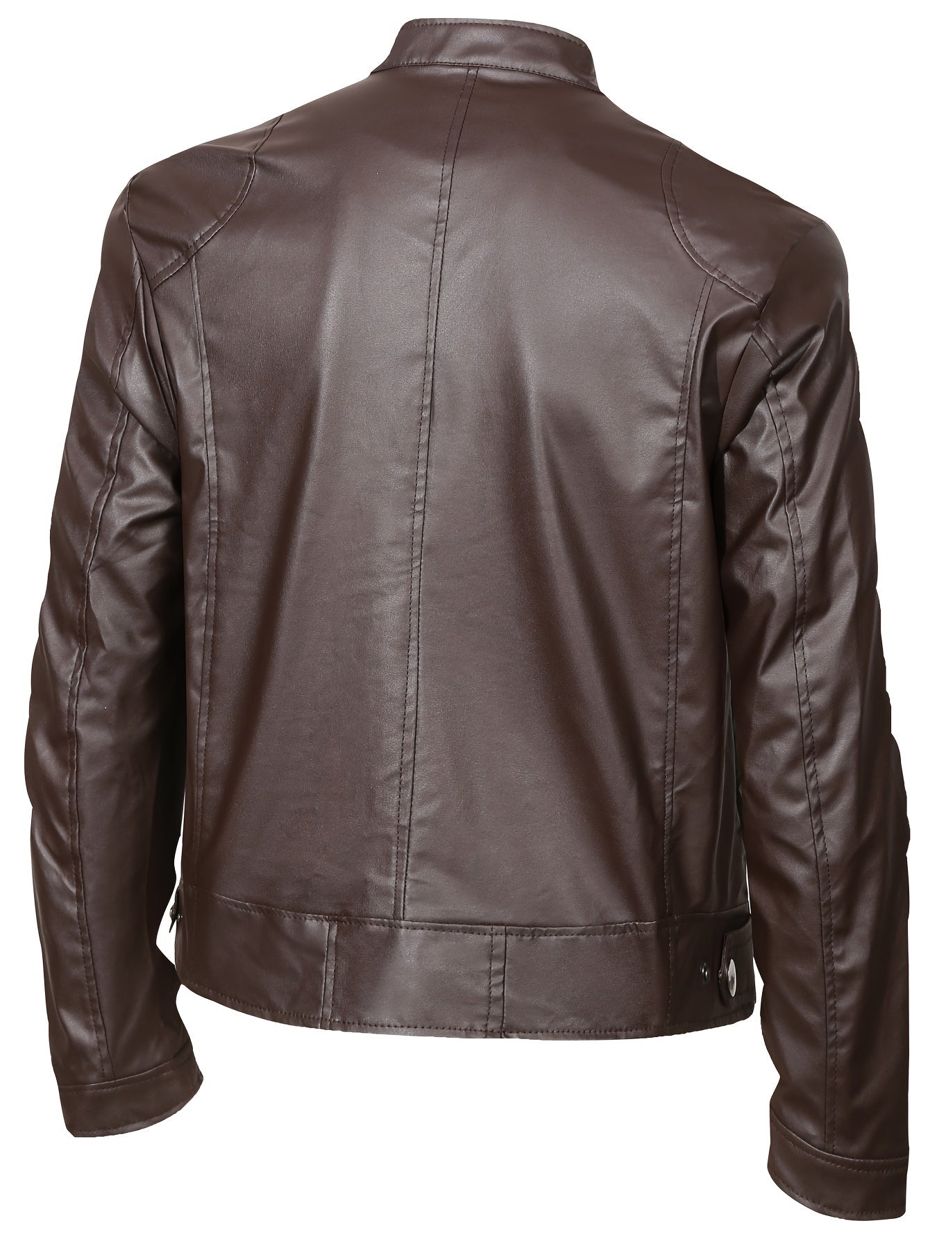 Nouvelle veste d'automne et d'hiver pour hommes, manteau pour hommes, vêtement de moto européen et américain, manteau d'hiver coupe-vent à col montant pour hommes