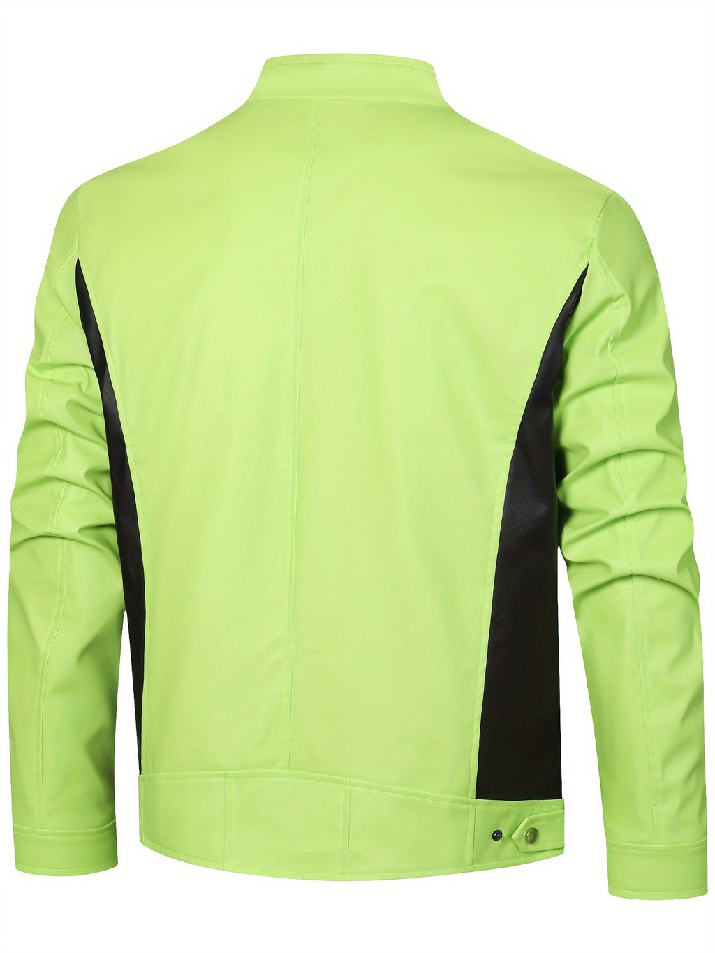 Nouvelle veste d'automne et d'hiver pour hommes, manteau pour hommes, vêtement de moto européen et américain, manteau d'hiver coupe-vent à col montant pour hommes