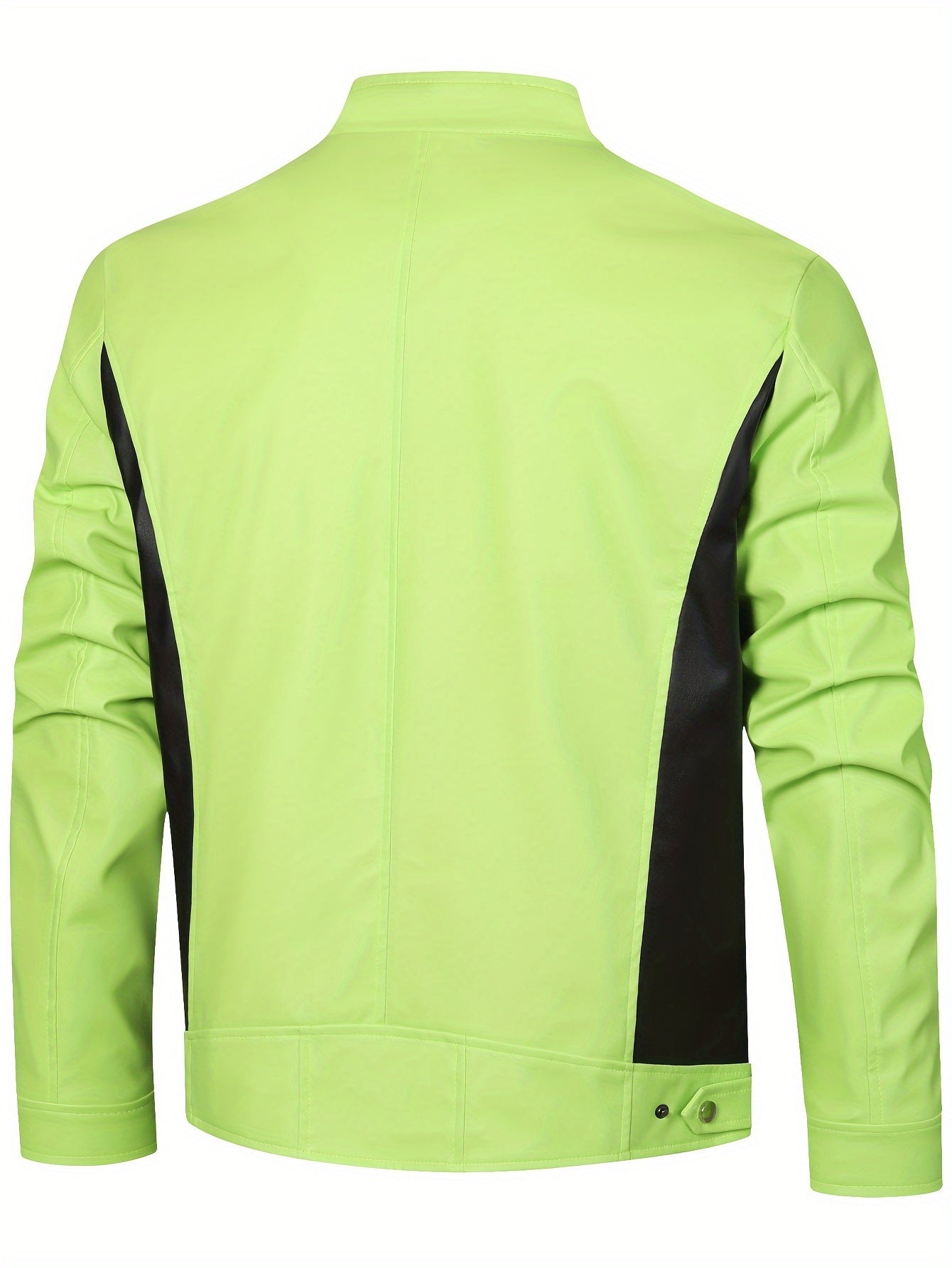 Nouvelle veste d'automne et d'hiver pour hommes, manteau pour hommes, vêtement de moto européen et américain, manteau d'hiver coupe-vent à col montant pour hommes