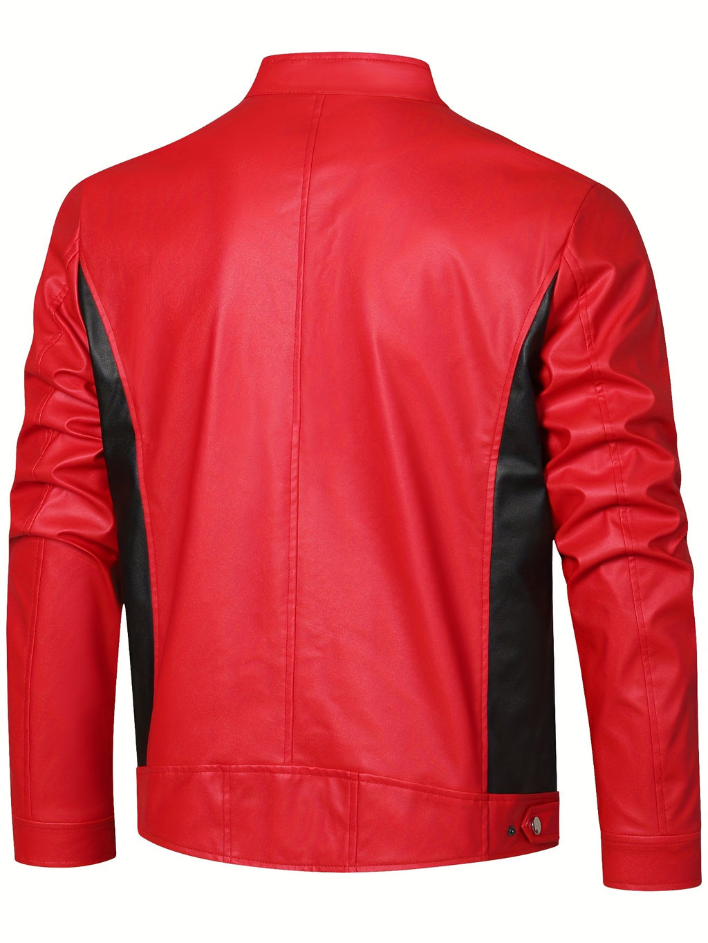 Nouvelle veste d'automne et d'hiver pour hommes, manteau pour hommes, vêtement de moto européen et américain, manteau d'hiver coupe-vent à col montant pour hommes