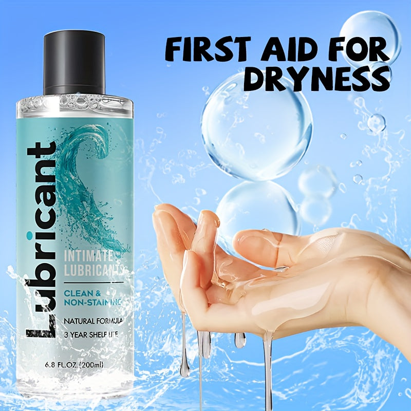6.8 Ounces Of Hypoallergenic Water-based Lubricant