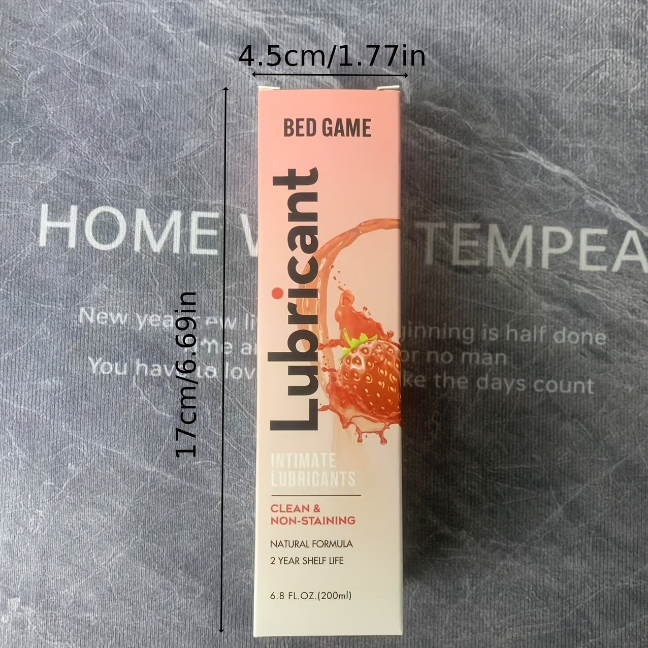 Strawberry Flavor Lubricant 200ml 6.8oz Strawberry Flavor Water Based Lubricant Long Lasting Water Based Lubricant for Male And Female Couples - Gentle, Non Stick, Clean, Stainless, Strawberry Scented Natural Formula. Suitabl