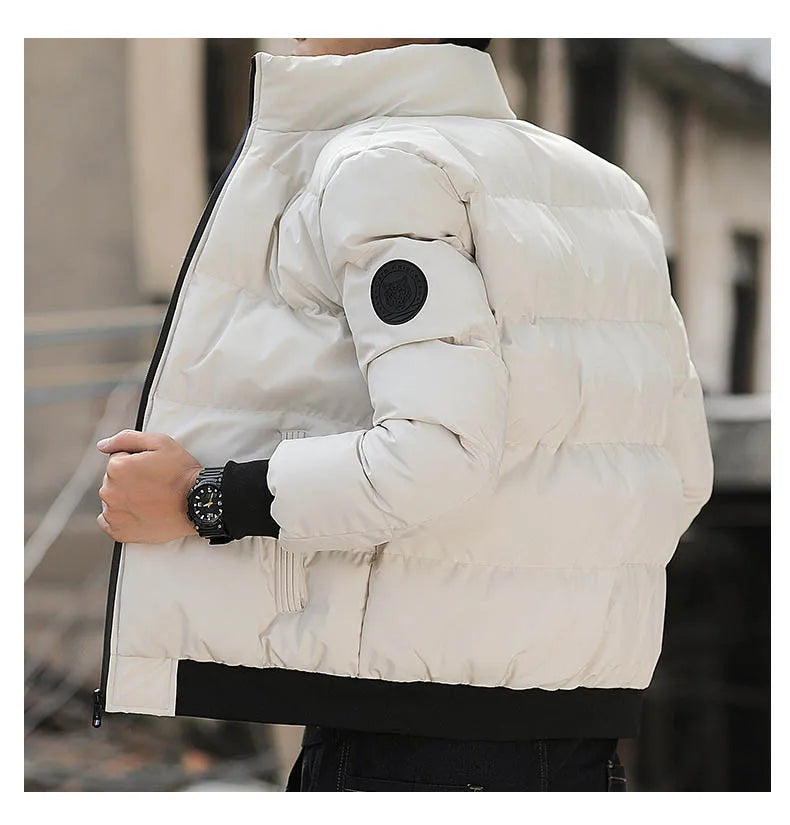 Vêtements chauds pour hommes pas chers Manteaux Vestes d'hiver pour hommes 2022 Veste à manches longues décontractée coupe-vent Manteau matelassé