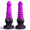 Fantasy Monster Alien Tentacle Dildo Huge Knot Dildo with Suction Cup Huge Silicone Anal Plug G-spot for Women Christmas Gift