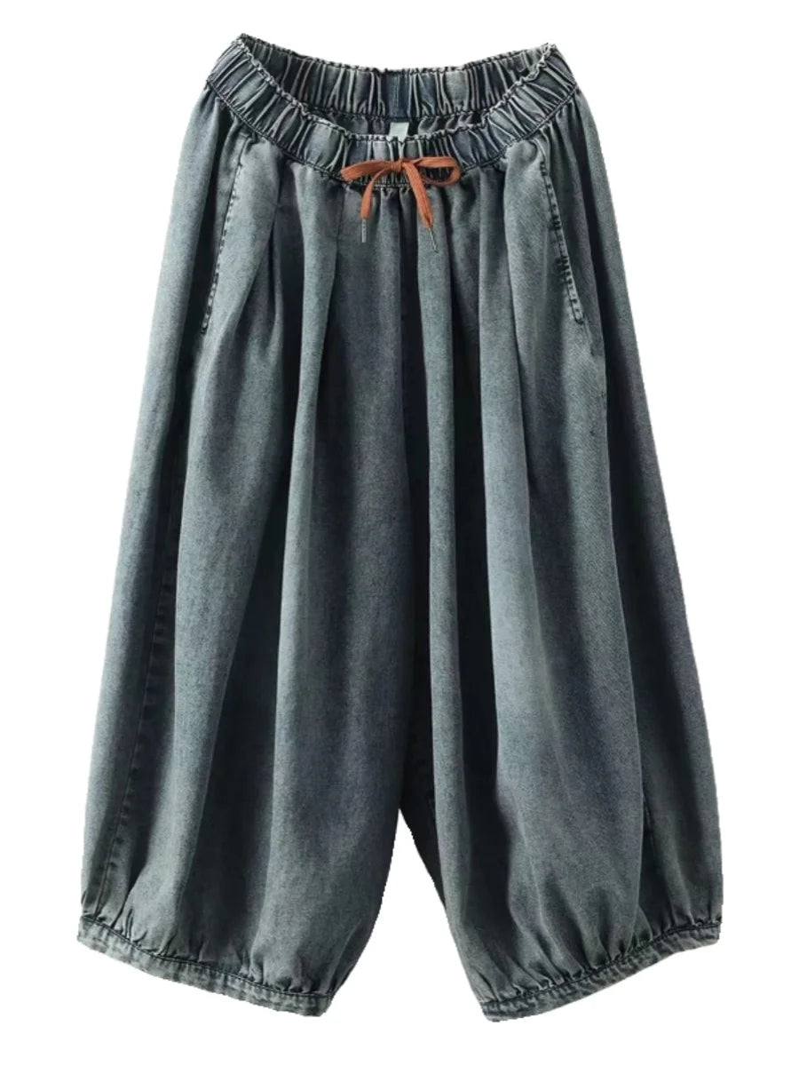 Jeans décontractés pour femmes polyvalents, taille haute, jambe large et ample, nouvelle collection été 2025 en gros pour boutique