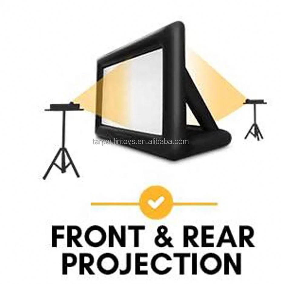 Écran de cinéma gonflable géant pour jardin extérieur