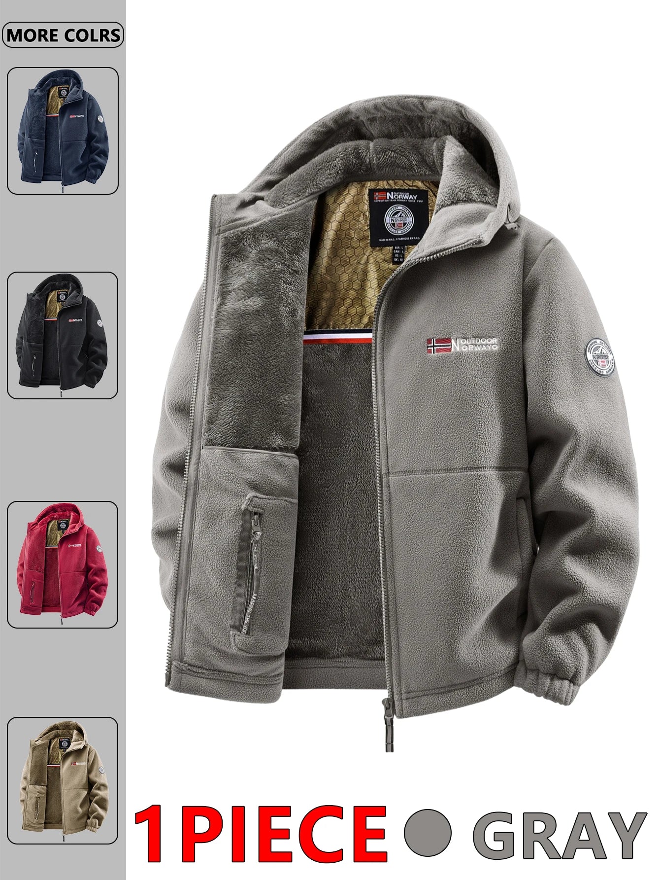 Veste à capuche d'extérieur d'automne et d'hiver pour hommes, adaptée à un usage quotidien à la maison, pour les voyages, les fêtes, les déplacements, la mode en plein air polyvalente, améliore le tempérament, le str