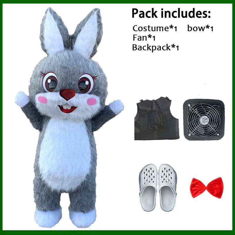 Costume gonflable de Panda ours polaire de 2M/2.6M/3M pour la publicité de noël Halloween Costume de mascotte drôle Animal