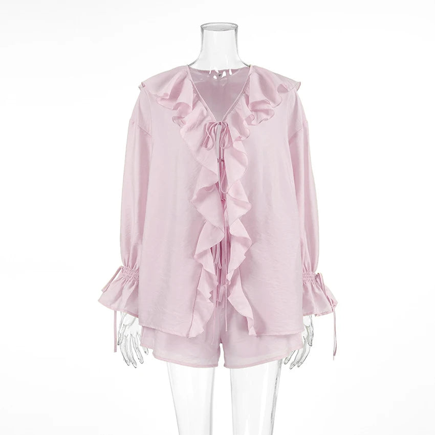 Casual Shorts Deux-Pieces