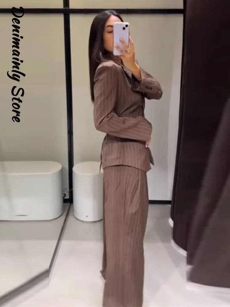 Casual Striped Set Women 2025