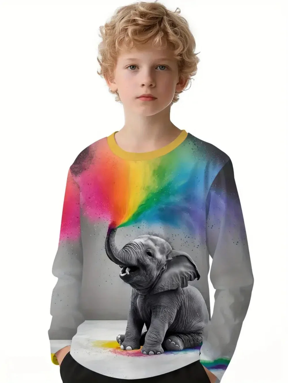 Vêtements pour enfants T-Shirts pour garçons à manches courtes mignon garçon enfant t-shirt haut 3D singe imprimé drôle décontracté enfants vêtements d'été