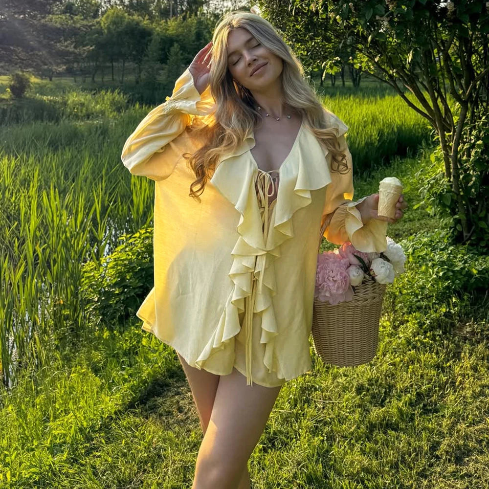 Casual Shorts Deux-Pieces