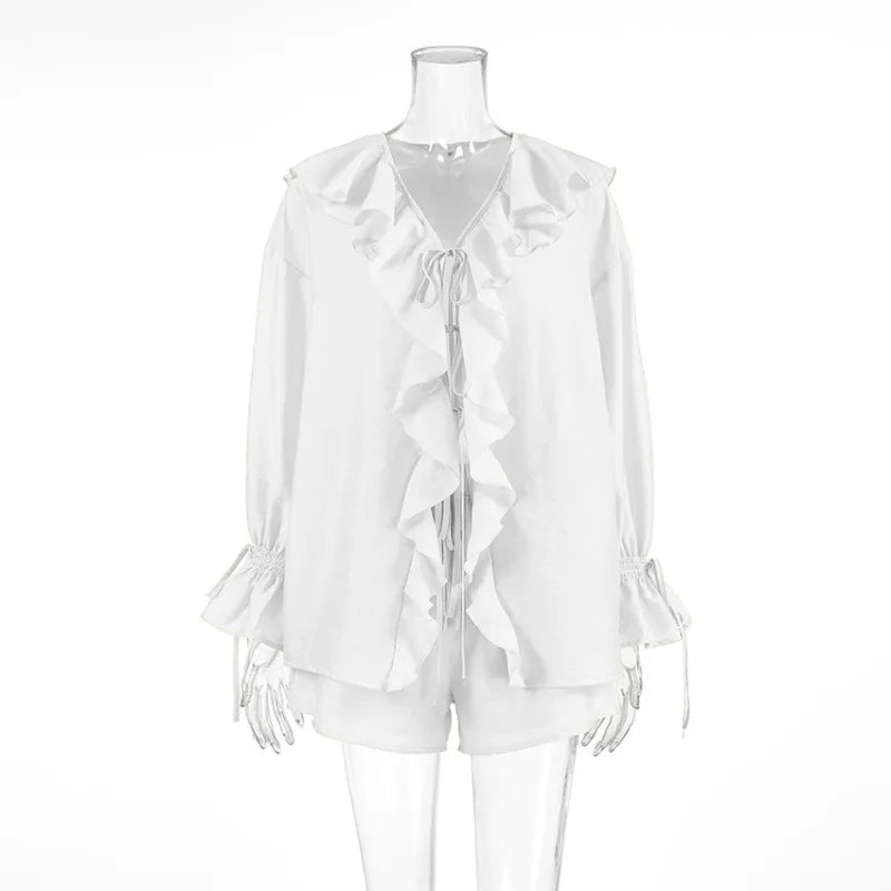 Casual Shorts Deux-Pieces