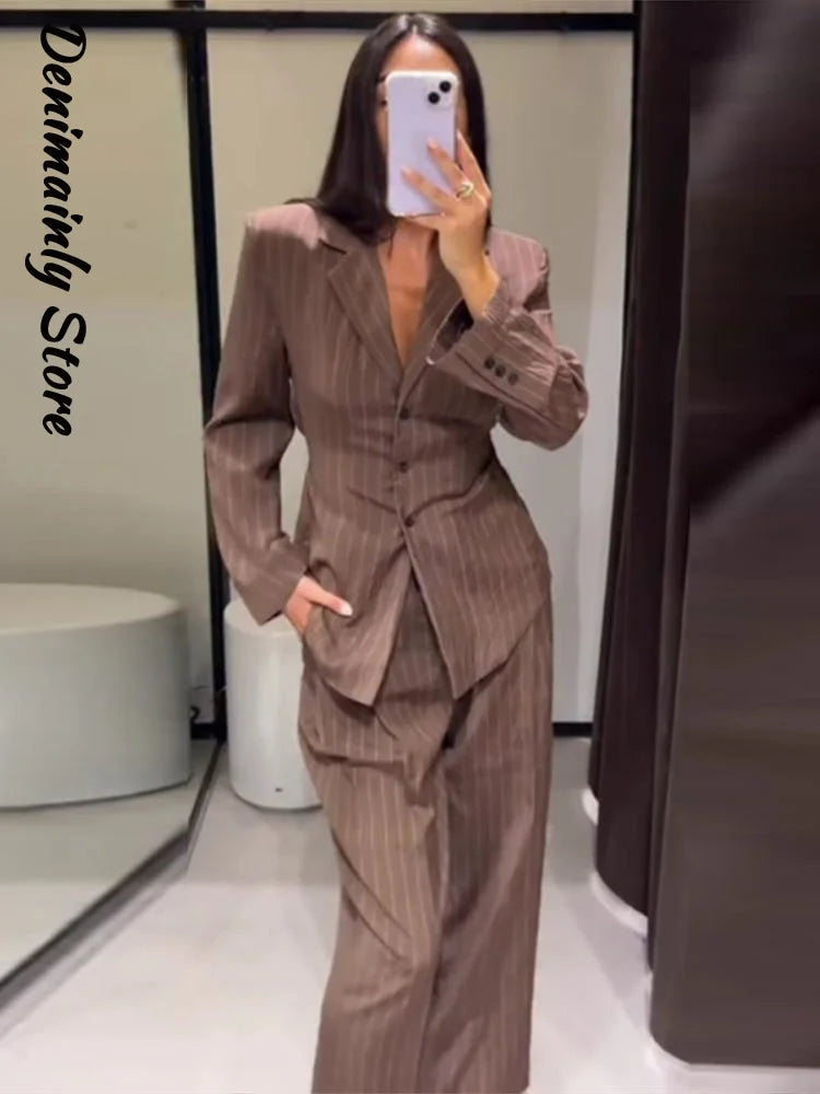 Casual Striped Set Women 2025