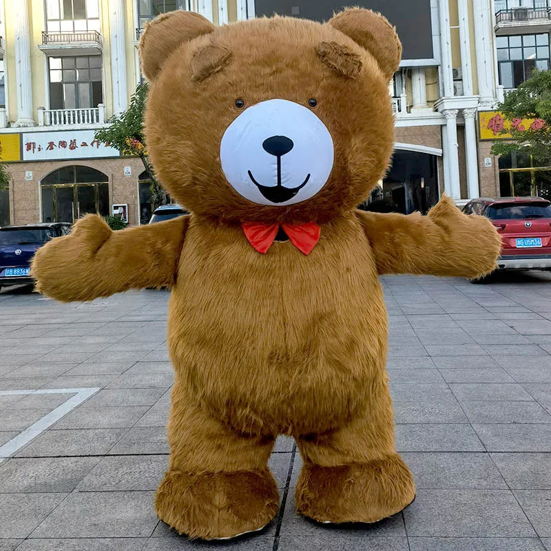 Costume gonflable de Panda ours polaire de 2M/2.6M/3M pour la publicité de noël Halloween Costume de mascotte drôle Animal