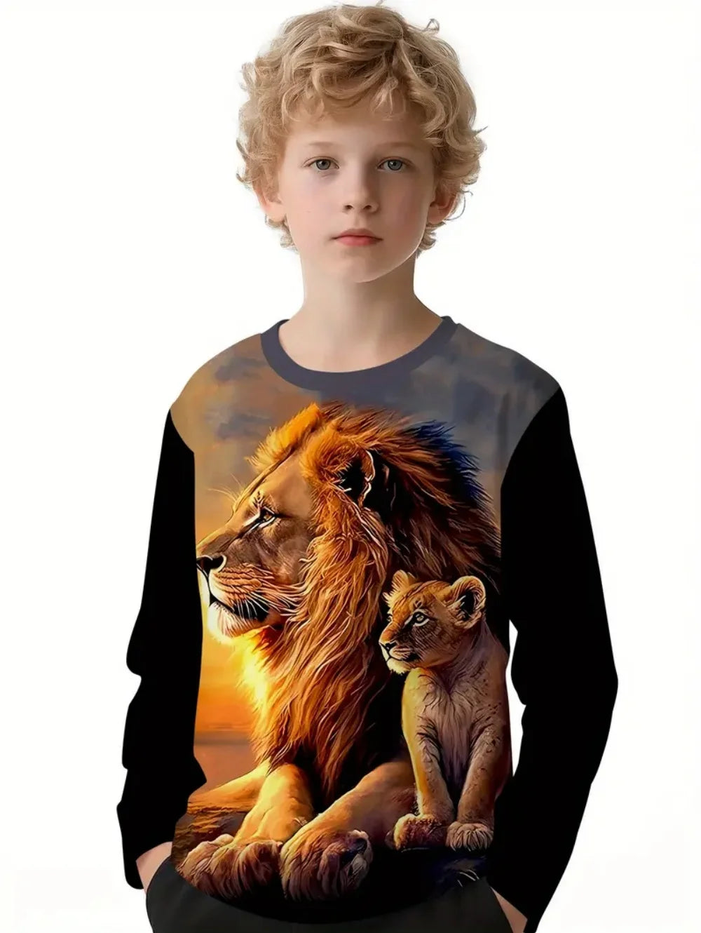 Vêtements pour enfants T-Shirts pour garçons à manches courtes mignon garçon enfant t-shirt haut 3D singe imprimé drôle décontracté enfants vêtements d'été