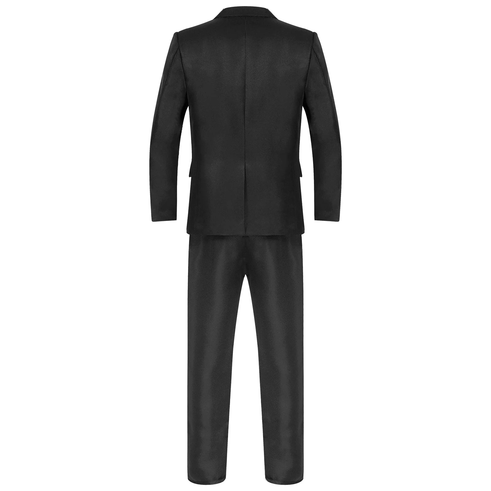 Uniforme formel imbibé de gentleman pour hommes, veste blazer à revers à manches longues avec pantalon, tenues de fête de mariage d'affaires, réunions de bureau, 2 pièces
