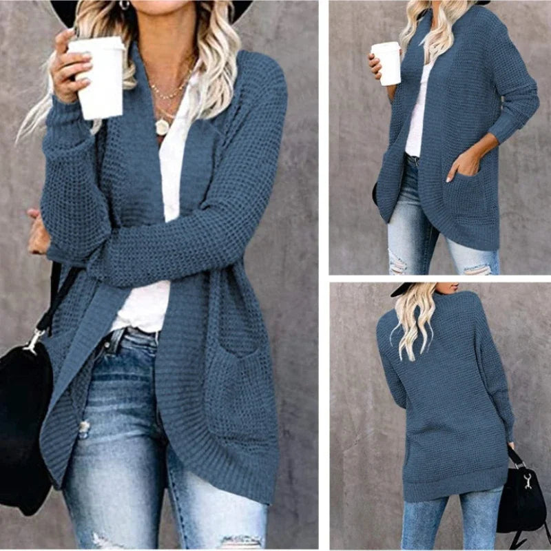 Mode femmes Cardigan automne Harajuku tricoté pull veste de base Ropa Mujer vêtements d'extérieur mince manteau Streetwear nouvelle femme vêtements