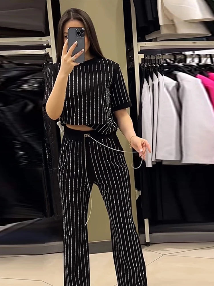 Fashion  S Lady Sets 2025 Casual 2 Pieces