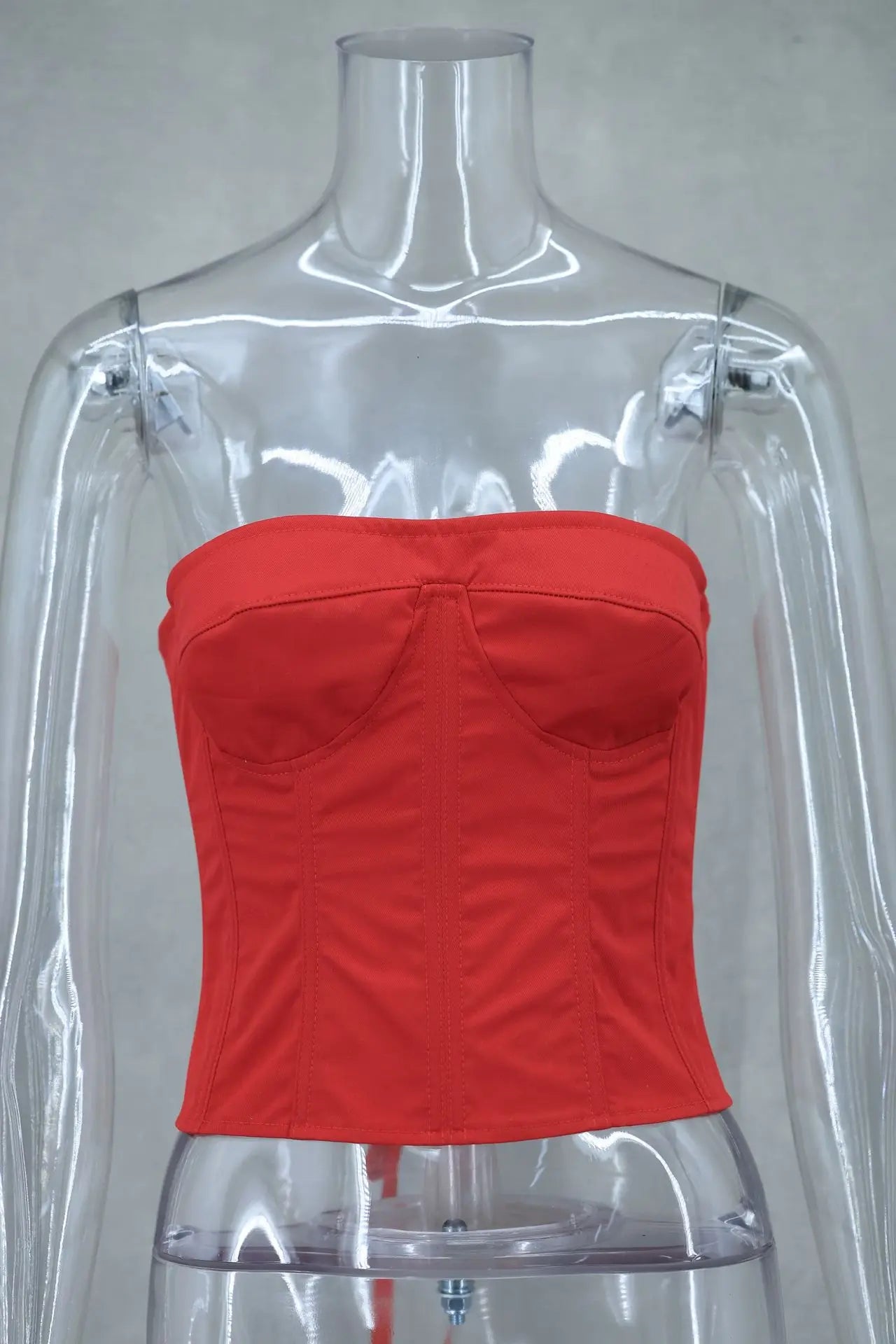 Women Sexy Red 3D Flowers