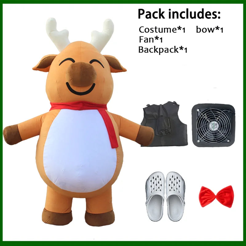 Costume gonflable de Panda ours polaire de 2M/2.6M/3M pour la publicité de noël Halloween Costume de mascotte drôle Animal