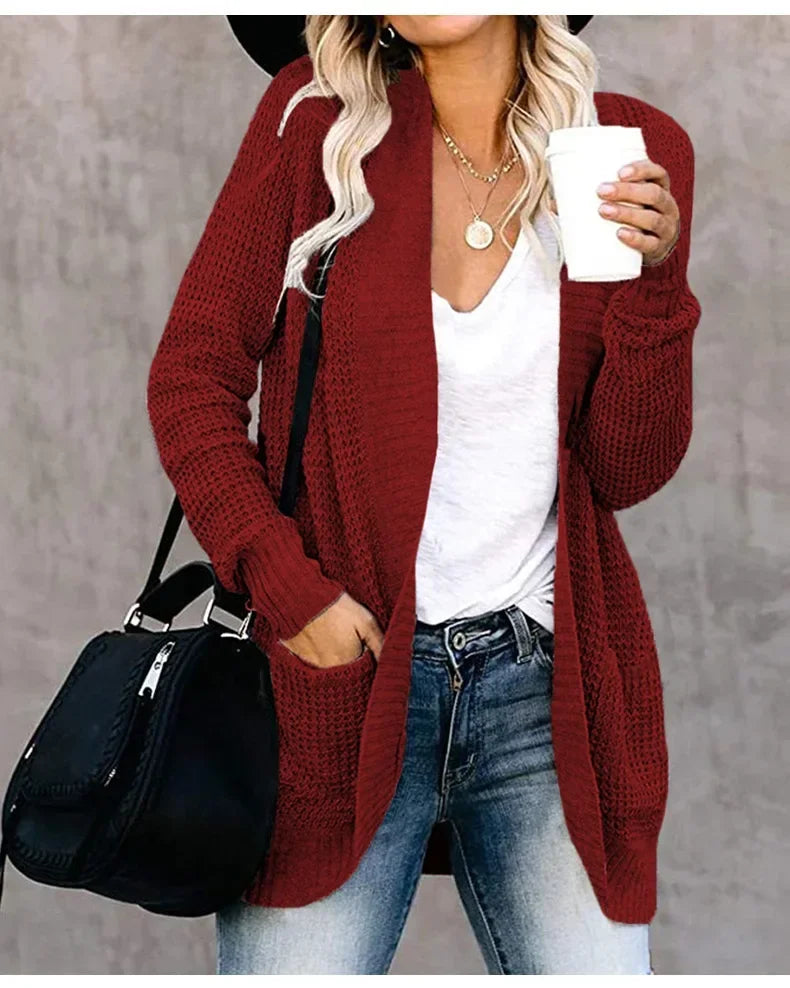 Mode femmes Cardigan automne Harajuku tricoté pull veste de base Ropa Mujer vêtements d'extérieur mince manteau Streetwear nouvelle femme vêtements