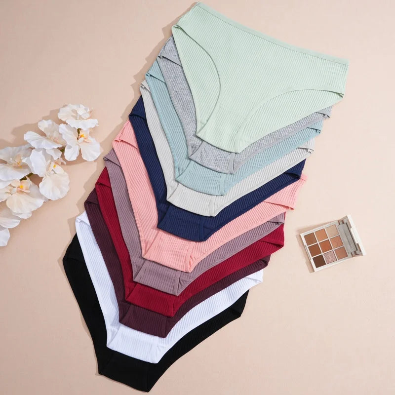 3Pcs/Set Femme Seamless Cotton