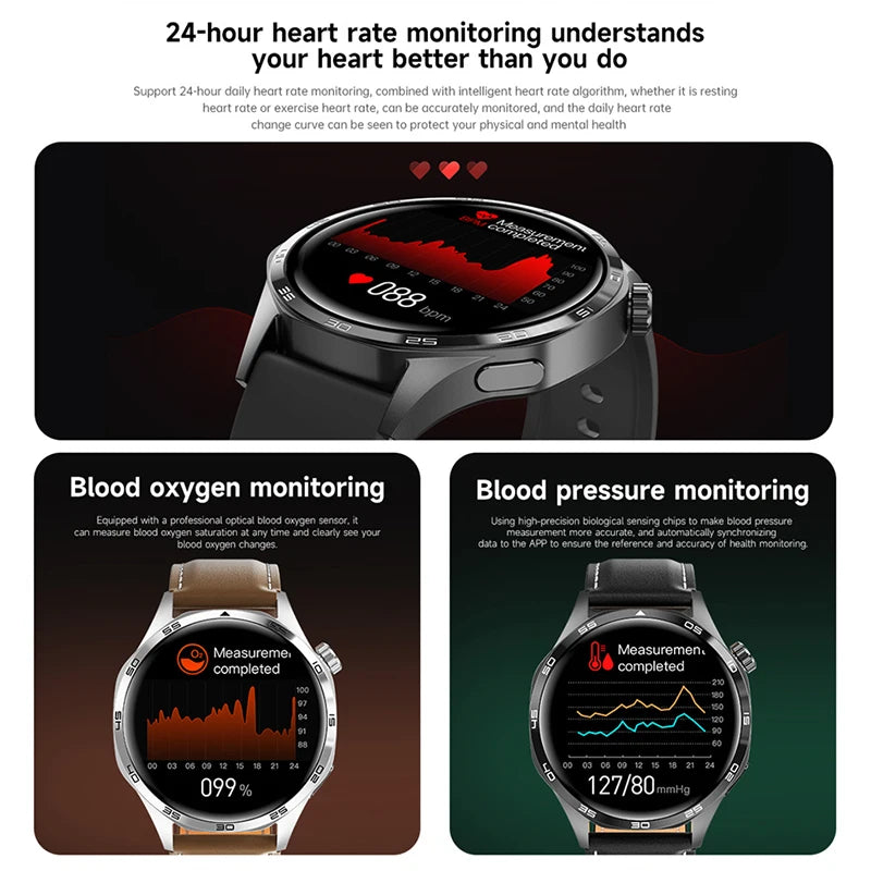 2025 nouveau GT5 Pro GPS piste montre intelligente hommes 360*360 AMOLED écran NFC BT appel étanche moniteur de santé homme montres intelligentes IOS