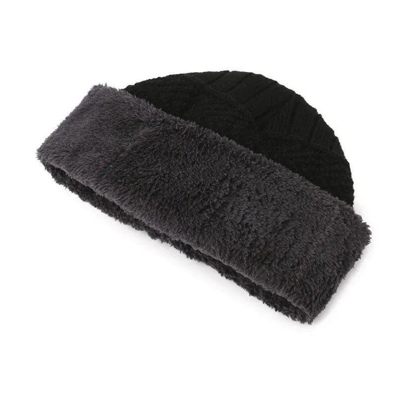 Chapeau coupe-vent en cachemire pour homme, écharpe d'extérieur, gants, encolure en trois pièces, chapeau isolé, site officiel 107, hiver