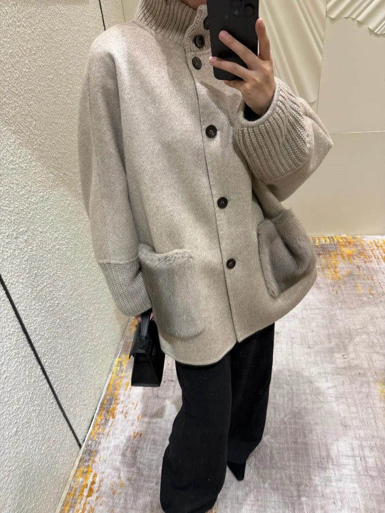 Plaid tricot femmes pull à manches longues lâche dame pull 2025 mode automne hiver décontracté Argyle ample col rond vêtements d'extérieur pour femmes