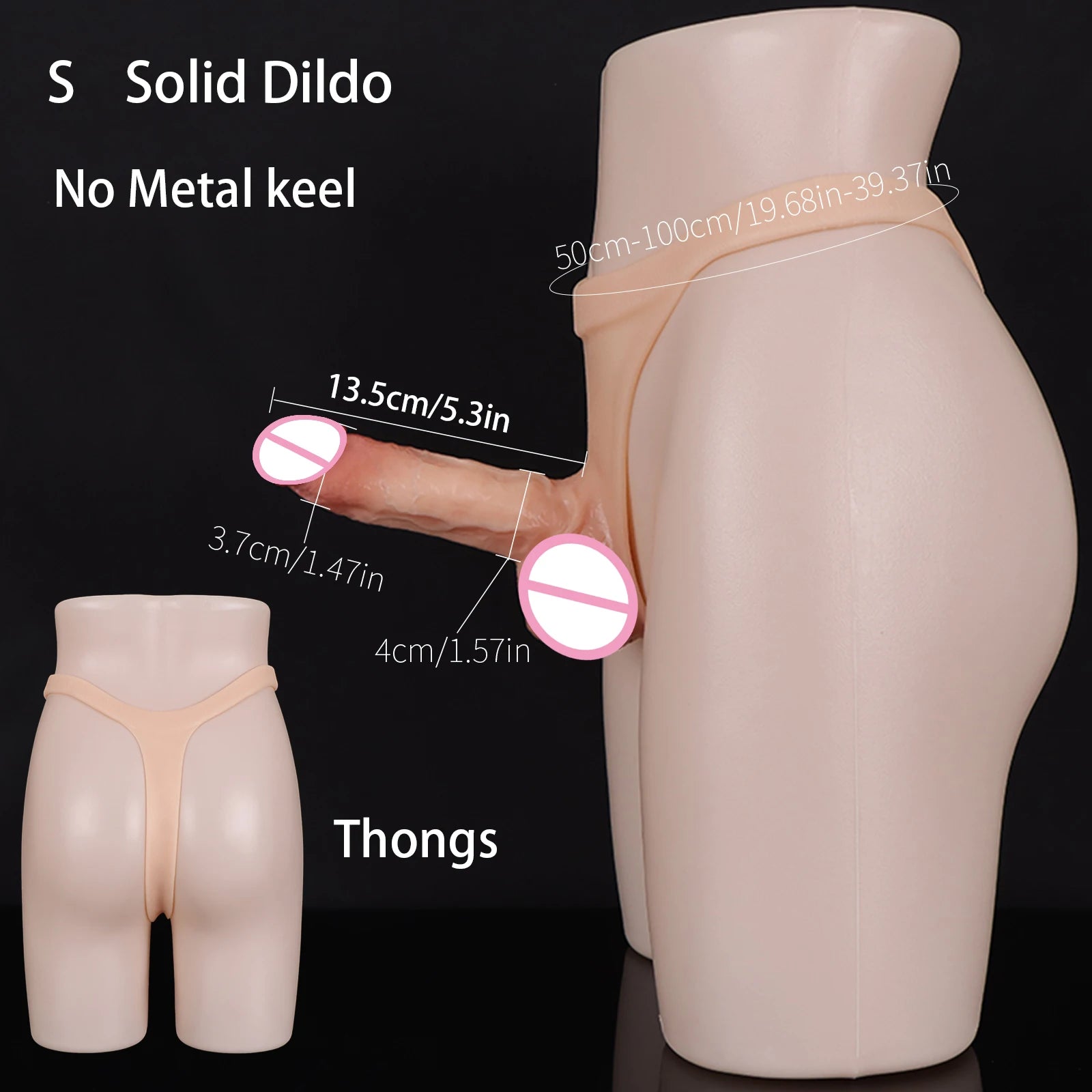 Réaliste énorme sangle sur gode Silicone souple grand gode portable jouets sexuels pour adultes Stimulation vaginale grand gode pénis pour les femmes
