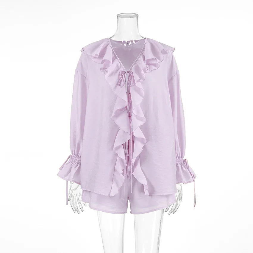 Casual Shorts Deux-Pieces