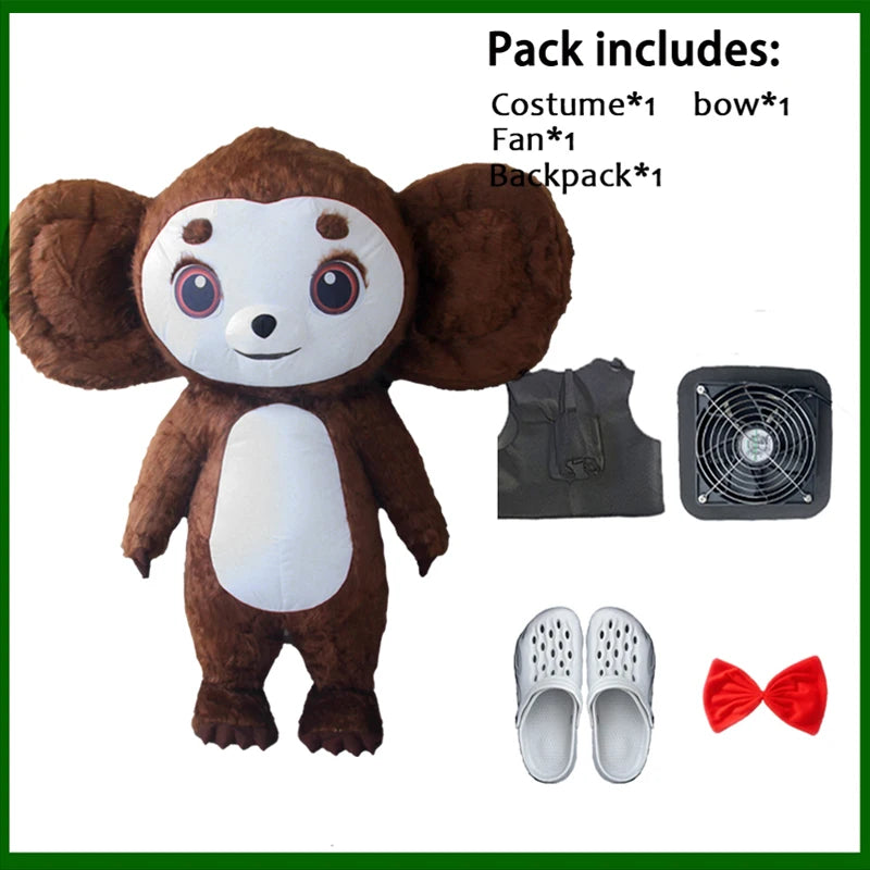 Costume gonflable de Panda ours polaire de 2M/2.6M/3M pour la publicité de noël Halloween Costume de mascotte drôle Animal