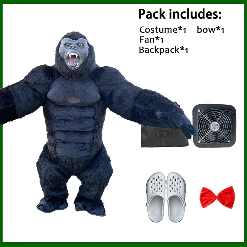 Costume gonflable de Panda ours polaire de 2M/2.6M/3M pour la publicité de noël Halloween Costume de mascotte drôle Animal