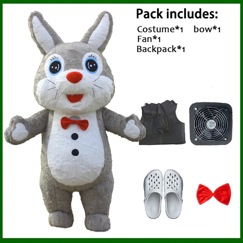 Costume gonflable de Panda ours polaire de 2M/2.6M/3M pour la publicité de noël Halloween Costume de mascotte drôle Animal