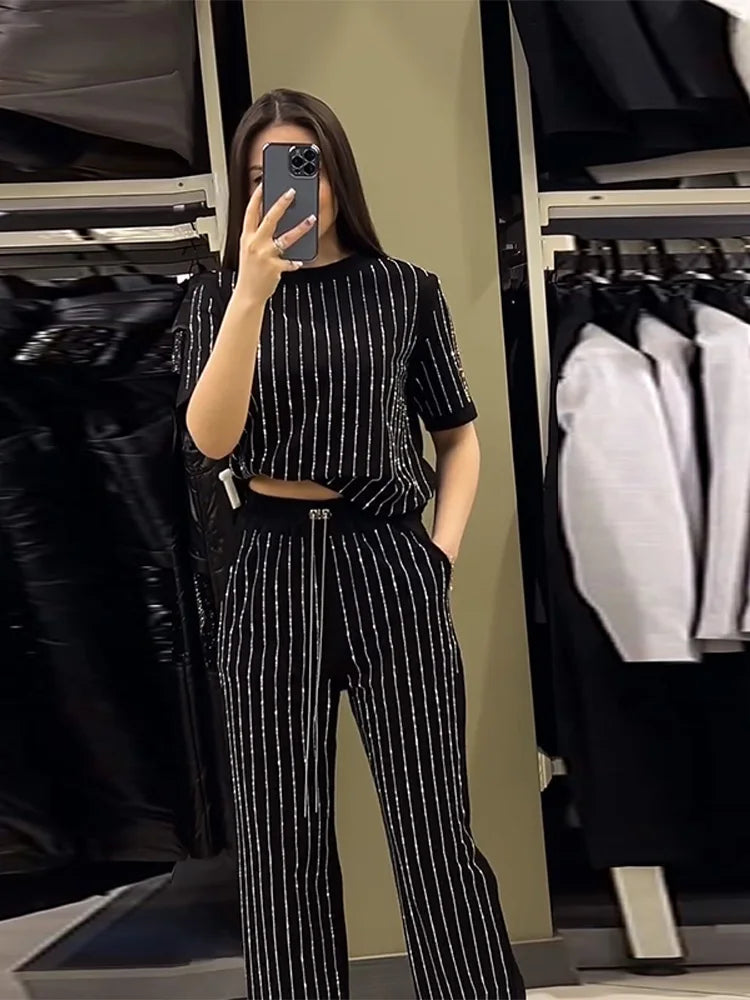 Fashion  S Lady Sets 2025 Casual 2 Pieces