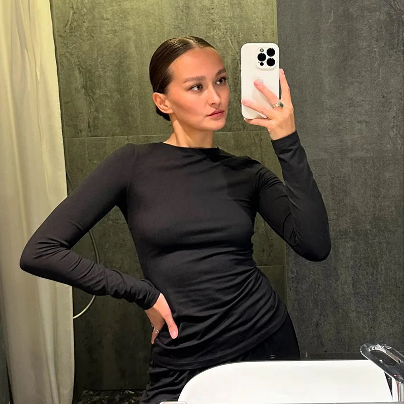 Casual Basic Trousers Set Top Fashion Sports