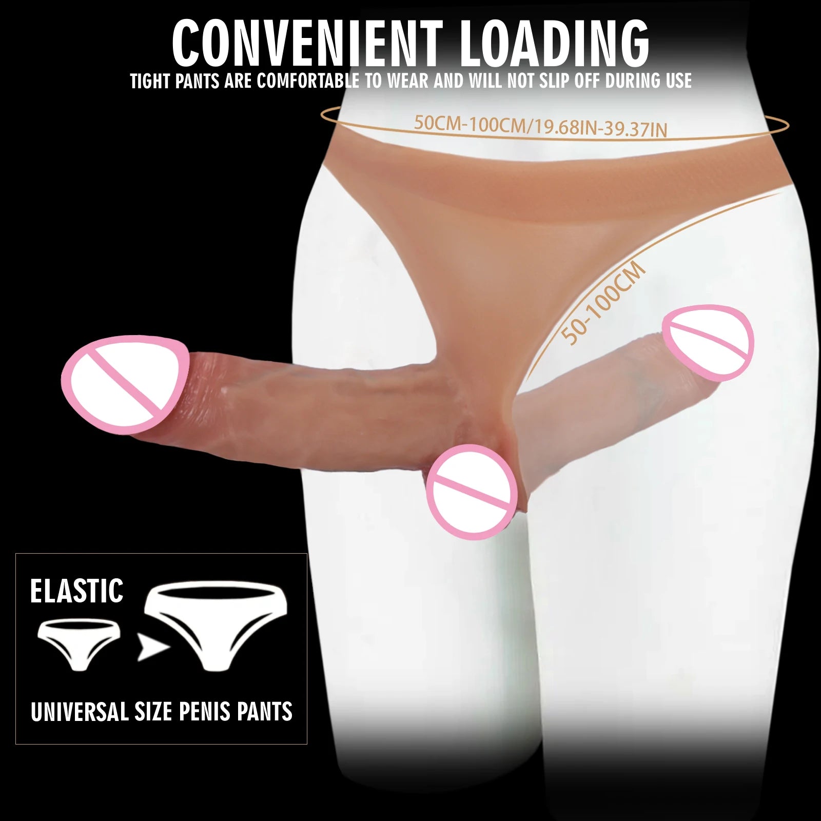 Réaliste énorme sangle sur gode Silicone souple grand gode portable jouets sexuels pour adultes Stimulation vaginale grand gode pénis pour les femmes