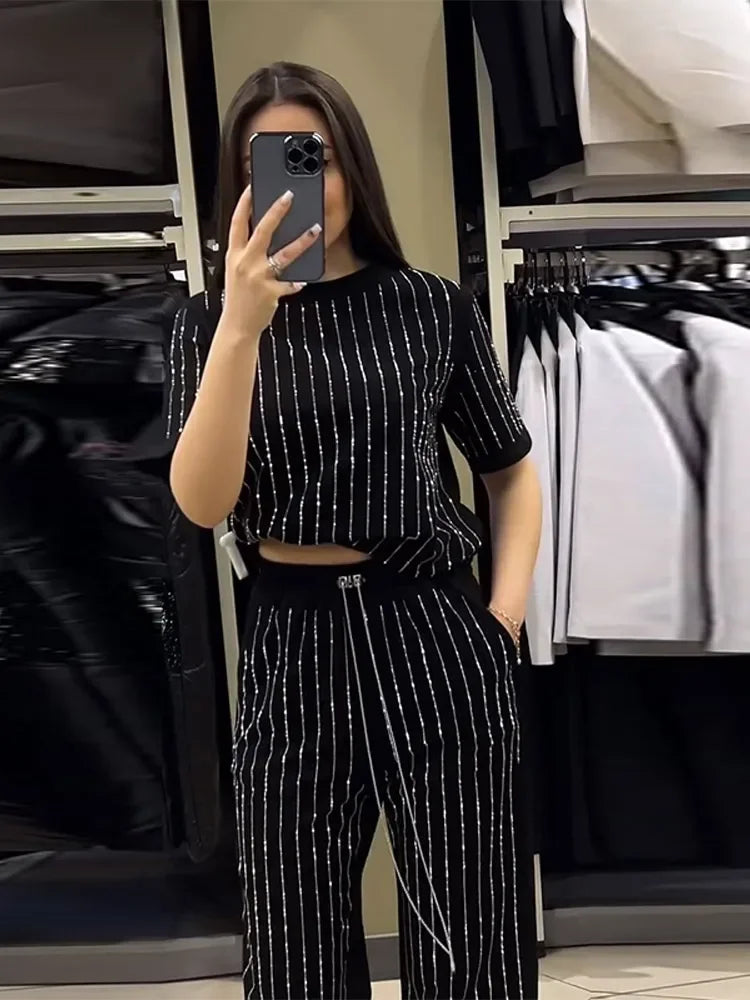 Fashion  S Lady Sets 2025 Casual 2 Pieces