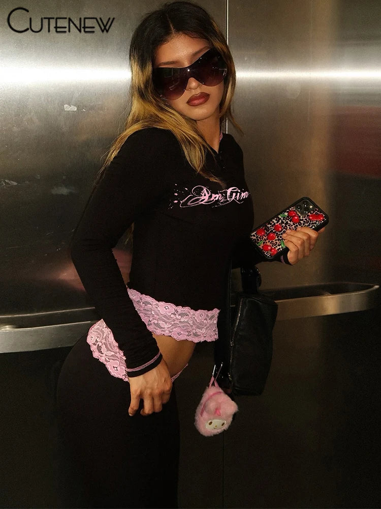 Patchwork Women 2 Pieces Automne