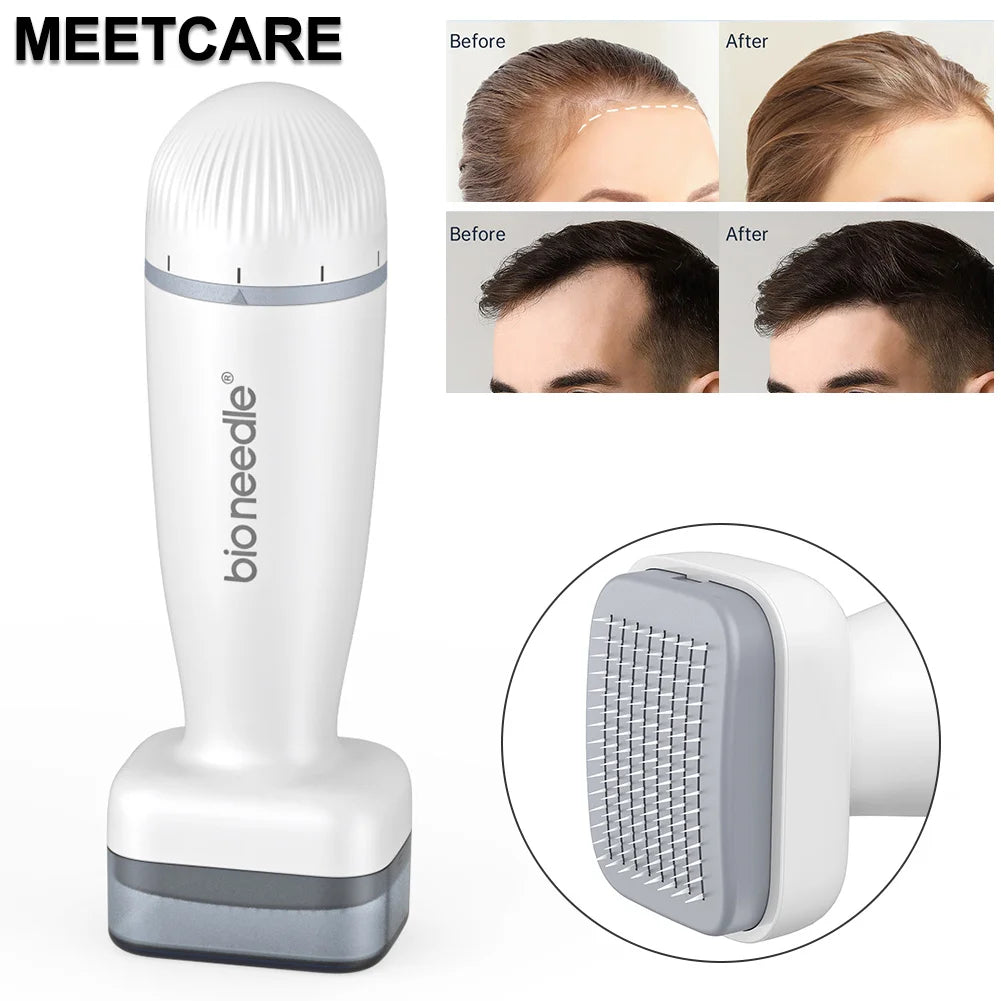 Bio 120pin Derma rouleau timbre ajuster aiguille Derma Microneedle stylo pour barbe croissance des cheveux Microneedling Dermaroller soins de la peau
