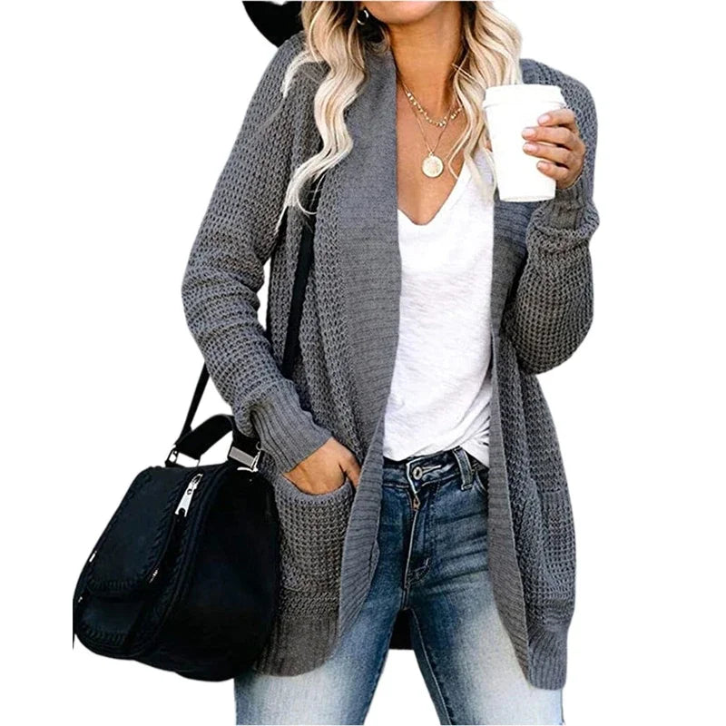 Mode femmes Cardigan automne Harajuku tricoté pull veste de base Ropa Mujer vêtements d'extérieur mince manteau Streetwear nouvelle femme vêtements