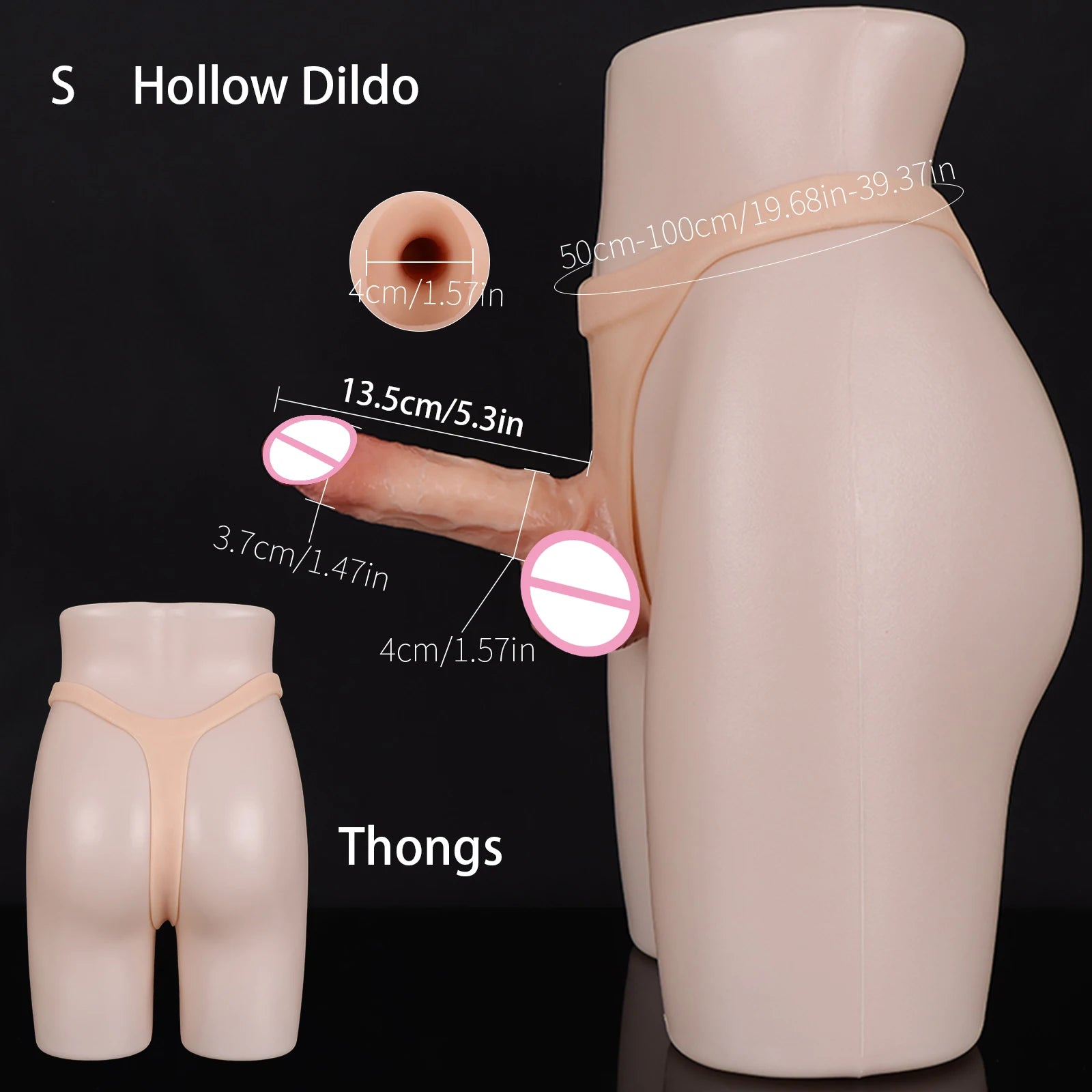 Réaliste énorme sangle sur gode Silicone souple grand gode portable jouets sexuels pour adultes Stimulation vaginale grand gode pénis pour les femmes