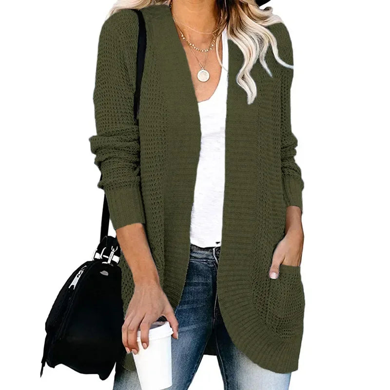 Mode femmes Cardigan automne Harajuku tricoté pull veste de base Ropa Mujer vêtements d'extérieur mince manteau Streetwear nouvelle femme vêtements