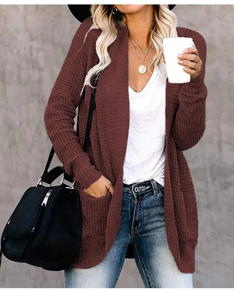 Mode femmes Cardigan automne Harajuku tricoté pull veste de base Ropa Mujer vêtements d'extérieur mince manteau Streetwear nouvelle femme vêtements